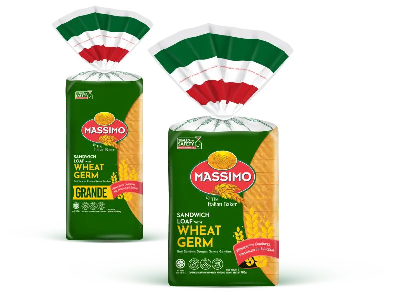 Massimo Wheat Germ sandwich loaves